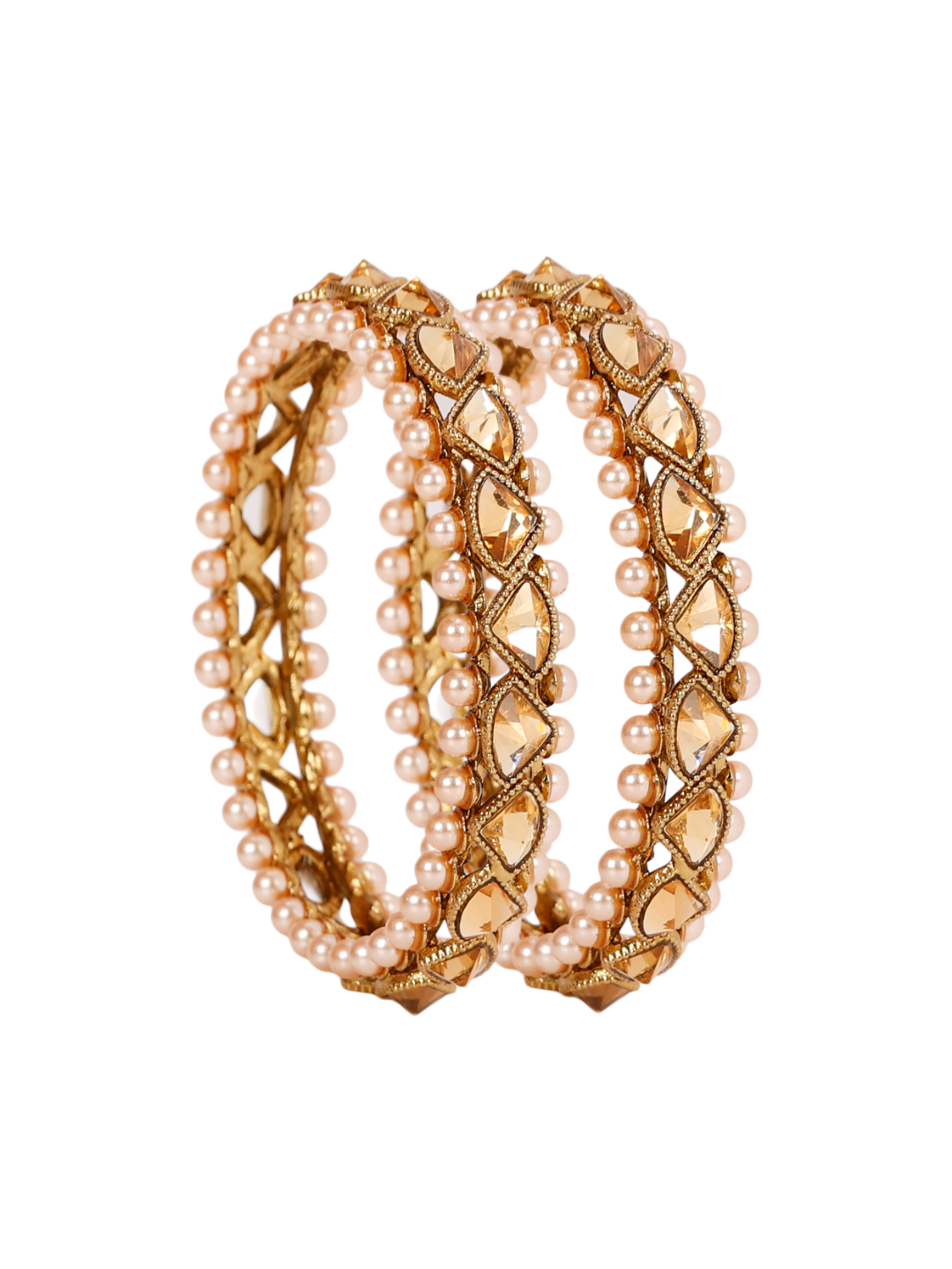 YouBella Jewellery Stylish Gold Plated Bangles for Girls and Women